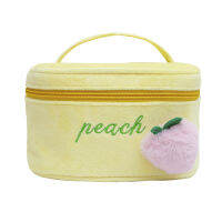 Tas Kosmetik สินค้าในสต็อกสำหรับกระเป๋าแบบพกพาผู้หญิงกระเป๋าใส่เครื่องสำอางค์เสื้อแบบฝาพับสีพีชสีชมพูสุดพิเศษข้ามพรมแดน