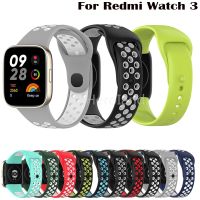 Silicone WatchBand For Redmi Watch 3 SmartWatch Strap Wristbands Bracelet For Mi Watch Lite3 Strap WristBand belt Accessories Mobile Accessories