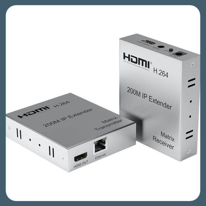 200M HDMI extender over IP Cat6 HDMI matrix extender supports