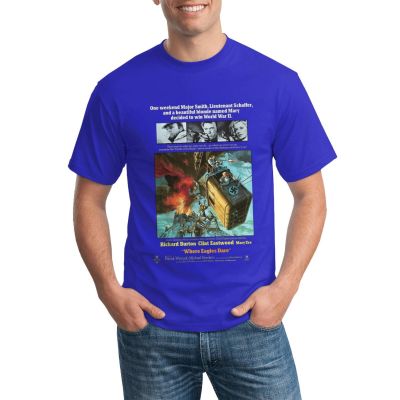 Daily Wear Where Eagles Dare V5 Movie Poster Mens Tshirts Loose Summer Clothing