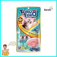 ขนมแมวเลีย TORO TUNA PLUS GOATMILK แพ็ก 5 ซองLICKABLE CAT TREAT TORO TUNA PLUS GOATMILK 5PCS **ราคาดีที่สุด**