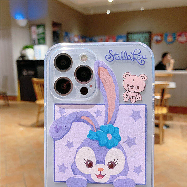 เคสลายการ์ตูนรูปลิงกระต่ายที่ชัดเจนสำหรับ-samsung-galaxy-a25-a24-a54-a34-a72-a14-a04s-a73-a53-a52s-a03s-a22-a30s-a32-a52-a50s-a12-a22-a70-m54-a02s-a21s-a31-m23-a51-a71-m11-m14-a20s-m20-a10s-a11-a01ฝาห