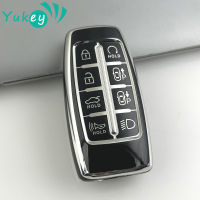 TPU 8 ปุ่มฝาครอบกุญแจรถสำหรับHyundai Genesis G80 GV70 GV80 2019 2020 2021 2022 Remote Keyผู้ถืออุปกรณ์เสริมอัตโนมัติ-kjhkhjlk