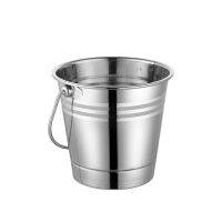 Easy Clean Multifunctional Bar Champagne Wine Container Portable With Handles Ice Bucket Stainless Steel Non Slip Outdoor