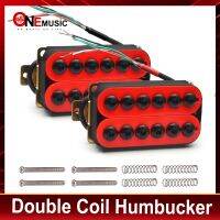 【LZ】❆❏™  Metal ajustável bobina dupla guitarra elétrica captadores humbucker punk vermelho