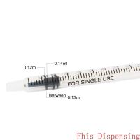 ۩✖ White 1ml/1cc Luer Slip Tip Syringe with Caps Without Needle for Pet Feeding and Industrial Use Pack of 10