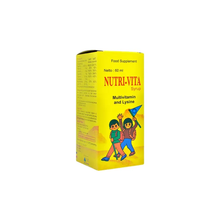 NUTRIVITA SYRUP ISI 60ML VITAMIN UNTUK ANAK Lazada Indonesia
