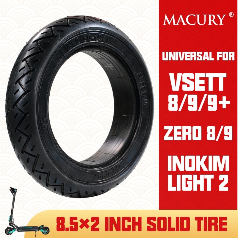 8.5x3  8" thick Tyre & Tube for Zero 8/9 Vsett 8/9 Mantis 8 electric scooter 
