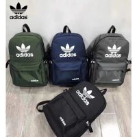 ⚡พร้อมส่ง⚡ Adidasกระเป๋าเป้สะพายหลังผู้ชายและผู้หญิงใหม่กระเป๋าคอมพิวเตอร์กระเป๋าเป้สะพายหลังกีฬา(ขนาดกว้าง30cmสูง45cm）