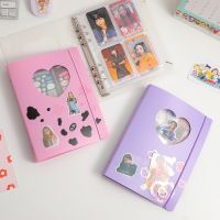 Photocard Binder Cover A5 Deco Pocket 6 Rings File Photocard File Seal Sticker Photo Ticket Post Album Collect Book 【AUG】