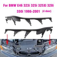 ชุดแถบปิดไฟหน้าหน้ารถยนต์ปะเก็นแถบปิดไฟหน้ารถสำหรับ BMW E46 4ประตู323I 325I 328I 330I 1998-2001