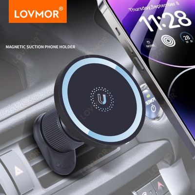 Portable Car Vent Dashboard Phone Holder Magnetic Mount in Car for iPhone 14 13 12 MagSafe Universal Bracket for All Smartphones
