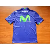 เสื้อโปโลสีฟ้าโพลีเอสเตอร์สำหรับผู้ชาย Mans polo Yamaha Monster Superbike Polo