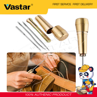 Vastar อุปกรณ์ซ่อมรองเท้า,ชุดเครื่องมือซ่อมรองเท้างานหนังสว่านพร้อมเข็ม3ชิ้นจำนวน1ชุด