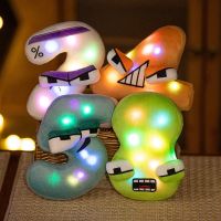 【CW】18CM New Luminous Alphabet Lore Plush Toy Anime Doll Kawaii Numbers 0-9 Stuffed Toys for Children Baby Educational Gifts