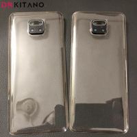 [Small M trend phone case]DRKITANO กระจกใสสำหรับ Xiaomi Redmi Note 9S,ตัวเรือนด้านหลังกรอบหลังฝาหลังปิดโทรศัพท์พร้อมสติ๊กเกอร์ทดแทนเลนส์กล้องถ่ายรูป