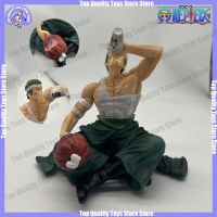 หุ่น Zoro ขนาด15ซม. หนึ่งชิ้นฟิกเกอร์อนิเมะสำหรับสะสมหุ่นแอคชั่นใหม่ Gk โมเดลของเล่นของตกแต่งของขวัญ