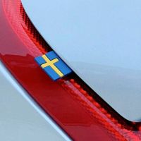 Car 3D Sticker Sweden Flag Ruer For Volvo Car Modified Front Grille Trunk Lid Marked Refit