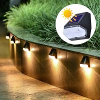 New LED Solar Wall Lamp Road Light Induction Outdoor IP65 Rainproof Courtyard Garden Decoration Staircase Night Lighting Bright Bulbs  LEDs HIDs