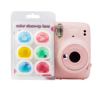 CAIUL 6 ชิ้นสีกรองC lose upเลนส์สำหรับfujfiilm Instax Mini 11 MINI 25 กล้องฟิล์มทันที