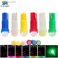 10X Car Interior W T5 1 SMD Auto Car Door Wedge Gauge Reading Instrument Dashboard Lamp Bulb White Red Blue Green Pink