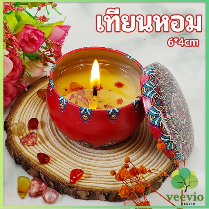 veevio-เทียนหอม-อโรมาเทอราพี-ตลับเทียนบาล์ม-กลิ่นหอม-ผ่อนคลาย-scented-candle