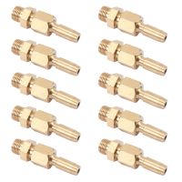 40Pcs 1/8 Inch DN6 Brass Gushing Spray Water Fountain Nozzles Universal Water Curtain Nozzle Landscape