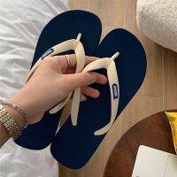 ☞ Flip-flops for women summer non-slip casual student outer wear for couples seaside vacation Hong Kong style Japanese style flip-flops for men