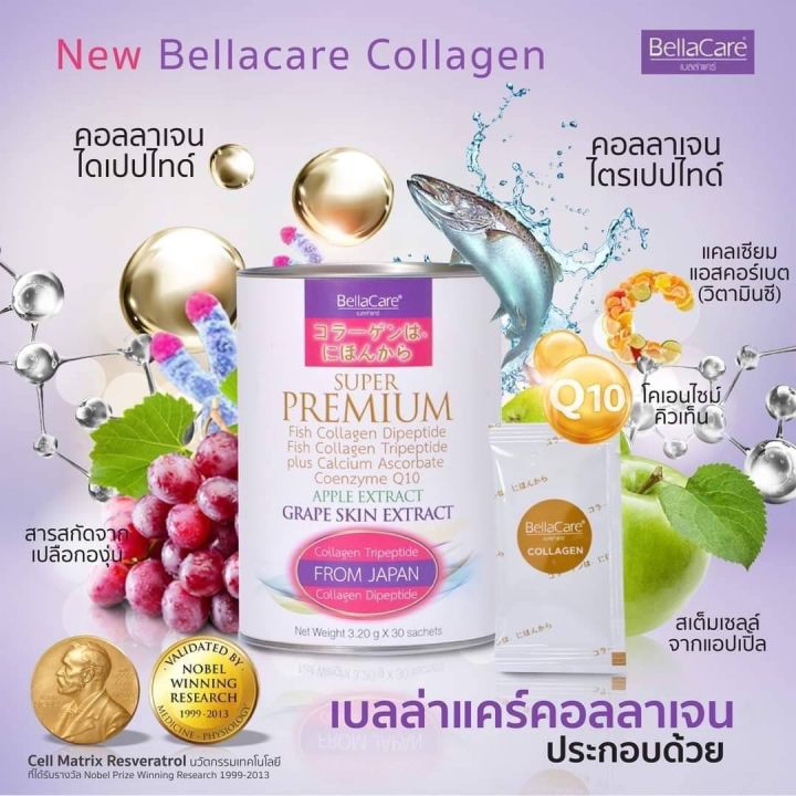 bellacare-เบลล่าแคร์-คอลลาเจน-ไตรเปปไทด์-นำเข้าจากประเทศญี่ปุ่น-ขนาด30ซอง