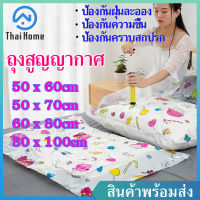 Thai Home ถุงสูญญากาศ มีวาล์วถุงเหนียวมีความทนทานไม่ขาดง่าย Vacuum Bag ราคาต่อชิ้น