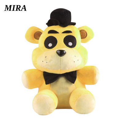 MIRA Kawaii Five Nights at Freddy Golden Freddy Bear Plush Toy Stuffed Doll FNAF Toys for Children
