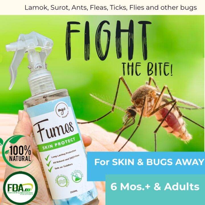 Fast shipping Fumes Skin Protect Spray Fight Dengue Bug Repellent