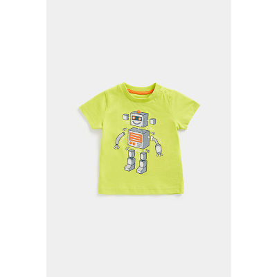 เสื้อยืดเด็กผู้ชาย Mothercare Robot T-Shirt CC843