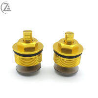 ACZ โช้คอัพหน้า41มม. มอเตอร์ไซด์สกรูส้อมฝาครอบ Preload Adjusters Bolts สำหรับ Honda CB400