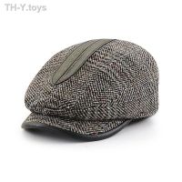 Y.toys ใหม่ Felt Newsboy หมวกแปดเหลี่ยมหมวกจิตรกรอังกฤษหมวกฤดูใบไม้ร่วงฤดูหนาว Berets พ่อแบน หมวกชาย gorras