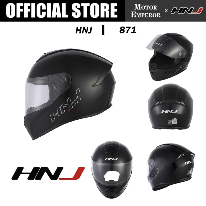 HNJ helmet 871 motorcycle full face helmet single visor motor helmet