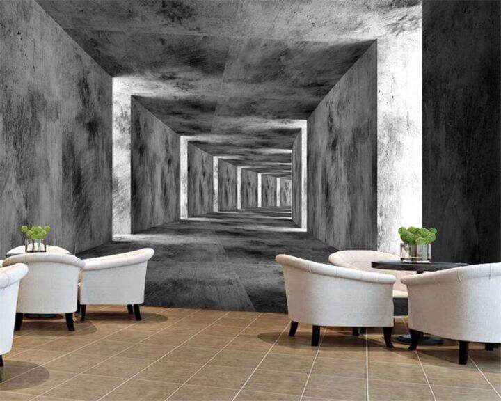 beibehang-customized-modern-dark-three-dimensional-beautiful-space-corridor-background-wallpaper-wall-papers-home-decor