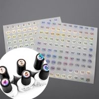 【CW】 1-500 Number Label Stickers Adhesive Color Tags Marking Sticker