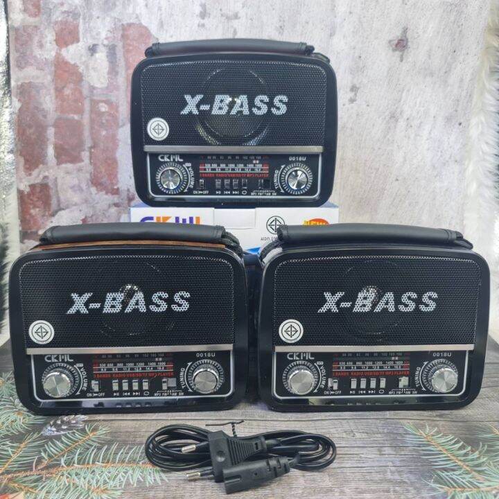 วิทยุ-ckml-รุ่น-0018u-x-bass-สินค้ามีเครื่องหมายมาตรฐาน-มอก-1195-2536-am-fm-usb-sd-card-aux-รับสัญญาณชัดทุกคลื่นสถานี-สุ่มคละสี-มีไฟฉายใ