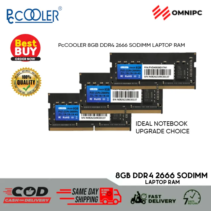 TRENDING (OMNIPC) BEST BUY PcCOOLER DDR4 RAM Laptop Memory 4GB/8GB ...