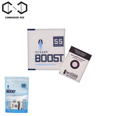 (ส่งไว) Boost 2 - way 55%rh 4 / 8 Gram Integra Boost 55% ขนาด 4 และ 8 กรัม ซองควบคุมความชื้น ซองบ่มสมุนไพร