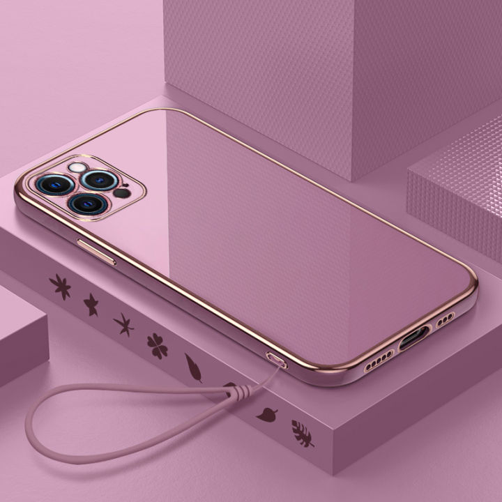 สำหรับ-oppo-realme-เคส-q3-v13-realme-q3i-ชุบบางซิลิโคนรูปสี่เหลี่ยมเคสโทรศัพท์สายคล้องแบบมีเคส