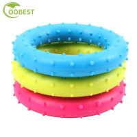 【YF】 Anti-bite Training Ring Puller Diameter 8cm Dog Toys High Quality Aggressive Chewing Thorn Circle Pet Toy Accessories Tpr