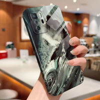 Case4you สำหรับ Xiaomi MI Poco X3 GT รวมทุกอย่างกรณีโทรศัพท์ฟิล์มแฟชั่นใหม่สไตล์จีนการออกแบบน้ำขึ้นน้ำลงเปลือกแข็งเคสป้องกันทนแรงกระแทกกล้องคลุมทั้งหมด