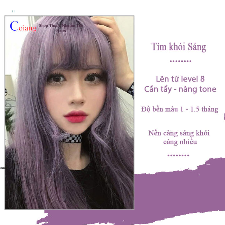 Cập nhật hơn 78 về tóc màu tím than khói - kenmei.edu.vn