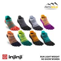 INJINJI WOMEN RUN LIGHT WEIGHT NO SHOW ถุงเท้าแยกนิ้ว ถุงเท้ากีฬา ถุงเท้าออกกำลังกาย