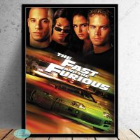 ✈☞โปสเตอร์ Fast And Furious ซีรี่ย์หนังคลาสสิก Paul Walker Vin ภาพวาดศิลปะดีเซลภาพวาดตกแต่งผนังบ้านผ้าใบวินเทจ