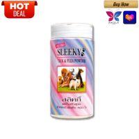 ?HOT price. SLEEKY Flea &amp; Tick Powder แป้งกำจัดเห็บหมัด ไร สำหรับสุนัข 150กรัม