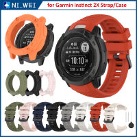 สำหรับ Garmin Instinct 2X สายซิลิโคนและเคส สายรัดข้อมือ