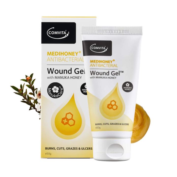Comvita MediHoney Antibacterial Wound Gel with Manuka Honey (50g)